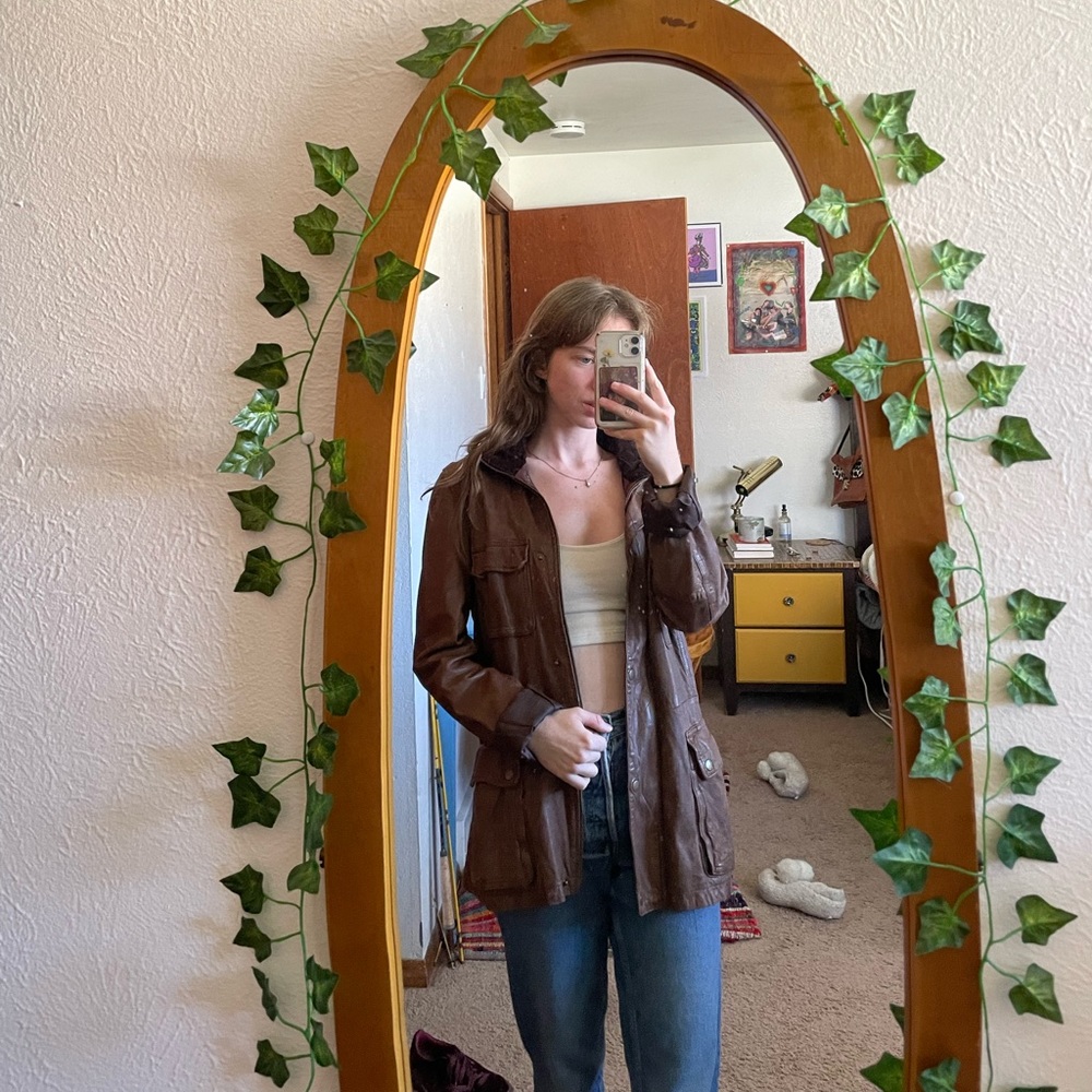 Y2K Gap Leather Jacket